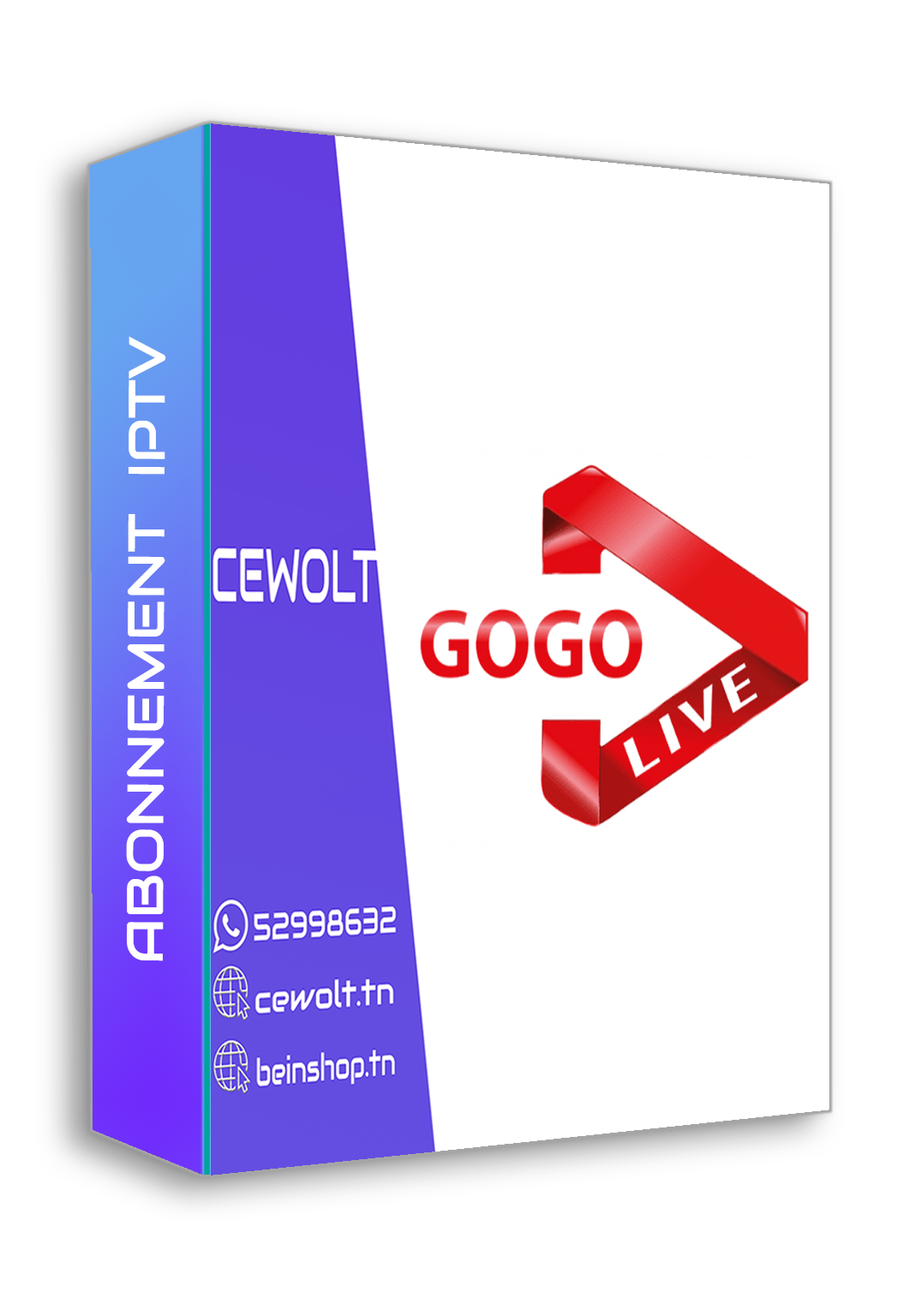 Abonnement 12 MOIS GoGo IPTV - EverStore Tunisie