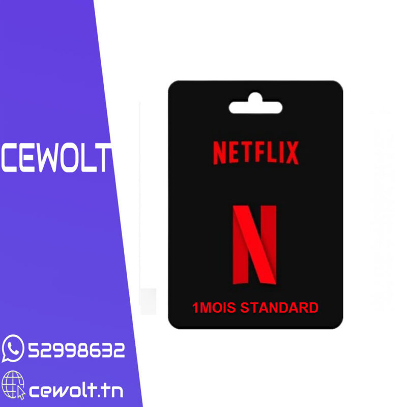 Abonnement netflix standard 1mois