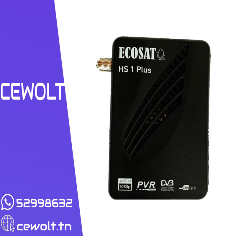 Récepteur ecosat h-1 plus HD