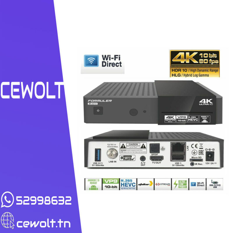 Récepteur Formuler S Mini 4K