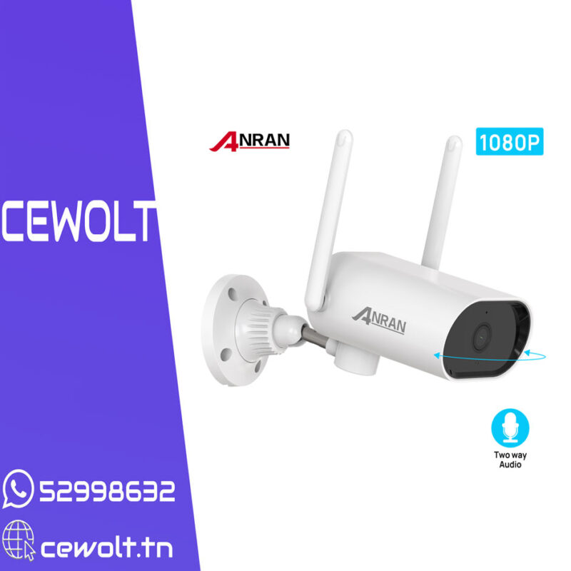 Caméra anran wifi 2mp 1080P 180°