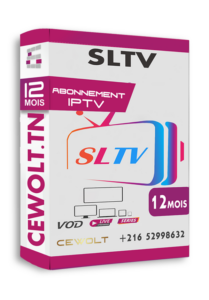 Abonnement SLTV 4K iptv 12mois