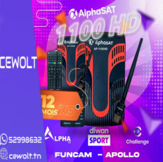 Récepteur Alphasat 1100 hd