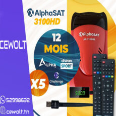 Récepteur Alphasat 3100 hd