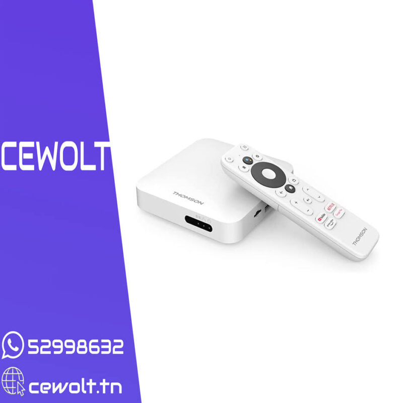 Box Android Smart THOMSON THA100 2GB RAM-8GB ROM +12mois matadour iptv