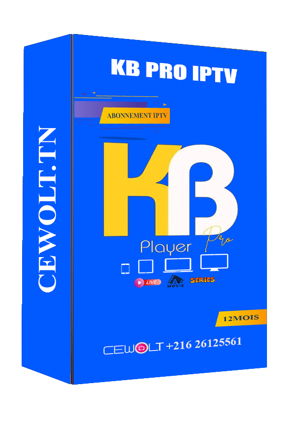 ABONNEMENT KB-PRO TV 12MOIS