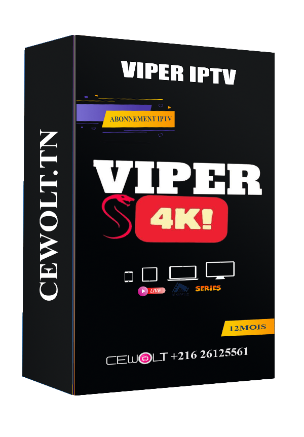 ABONNEMENT VIPER TV 12MOIS